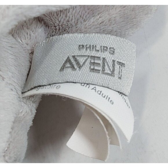 Philips Avent  Soothie Snuggle Pacifier Soother Holder Elephant Plush Lovey - Picture 4 of 4